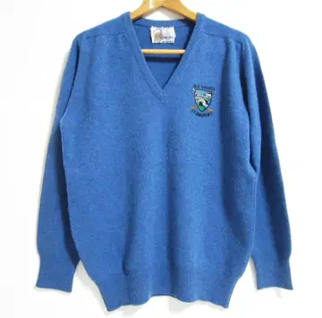 [새상품급] 100% 캐시미어 V넥 스웨터 St.Andrews M~L