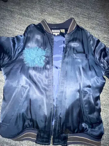 BLUE BLUE JAPAN 스카잔 사이즈 2 네이비