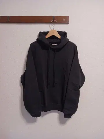 AURALEE SUPER SOFT SWEAT PARKA 블랙 4