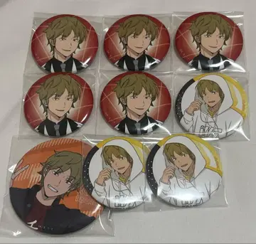 이즈미 코헤이 화이트 수트 캔뱃지 후드티