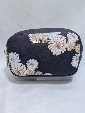 [ 새상품 SALE ] PAUL & JOE 폴앤조 꽃무늬 파우치 네이비