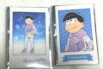 오소마츠 6쌍둥이 팬클럽 한정판 폴라로이드풍 카드 카라마츠