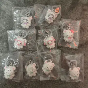 산리오 메지루시 액세서리 포근포근 스노우