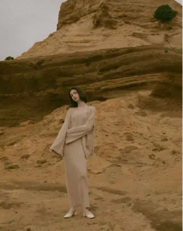 RIELLE riche 니트 가디건 세트 원피스