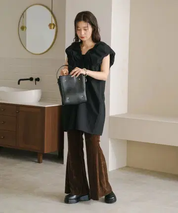 정가 8250엔 미개봉 새상품 [Kastane] 벌룬 개더 튜닉