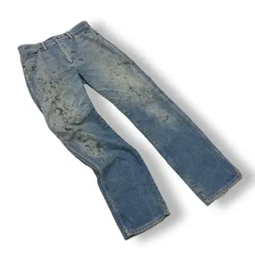 Wrangler 페인트 데님 y2k oops 우라하라