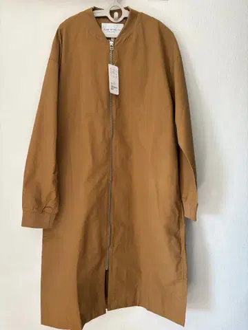 [ 택 포함 새상품 ] UNITED ARROWS 코튼 나일론 롱 블루종