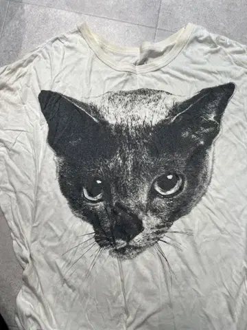 흑몽 kuroyume 티셔츠 고양이 얼굴 2014-2015