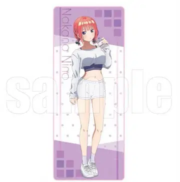 영화 5등분의 신부 A상 나카노 니노 등신대 마이크로 타월