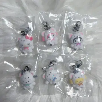 산리오 포근포근 스노우 마커 액세서리 컴플리트