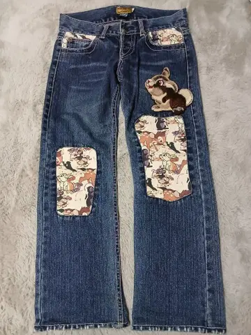 무차차 밤비 돈스케 데님 팬츠