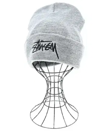 STUSSY 니트 캡 비니 남성용