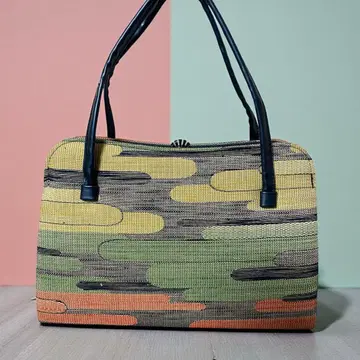 미호시포총총 패턴 레트로 일본 의류용 백