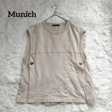 뮤닉 프렌치 테리 오버 베스트 쭈리 돌려입기 좋은 워셔블