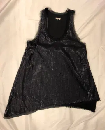 스팽글 슬리브리스 튜닉 38