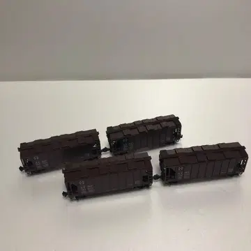 N 게이지 철도 모형 4량 브라운