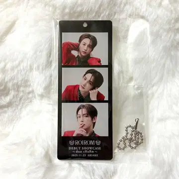로이로무 포토 카드 참 아크릴 키링 스트랩 ROIROM