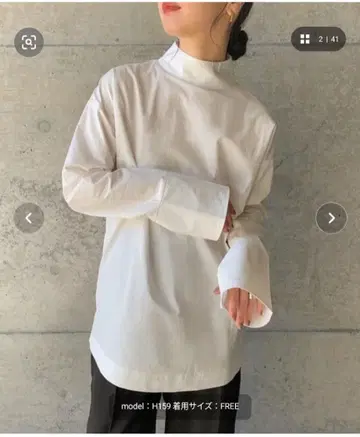 2022 AW 스탠드 카라 오버 커프스 셔츠