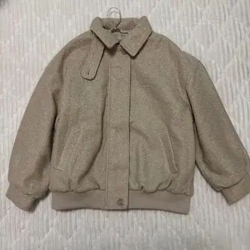 링 페이크 울 2way 블루종