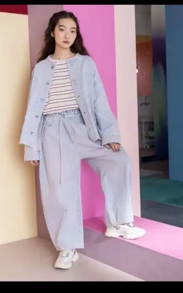 niko and [NKJ 2025SS]BELT BARREL DENIM