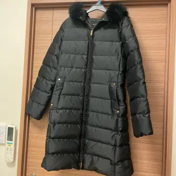 그린 라벨 릴랙싱 롱 다운 코트 38 블랙