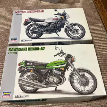 Yamaha RZ250 & Kawasaki KH400-A7 프라모델