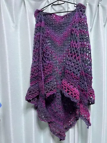 초대형 사이즈 크로셰 뜨개질 스톨