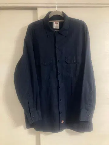 L Dickies 워크 셔츠