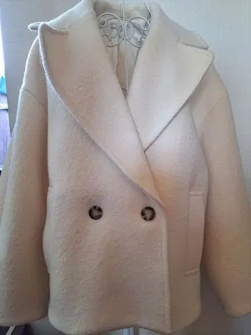 개럴개런트 울 코트 화이트