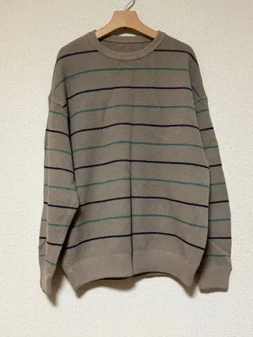 crepscule 코튼 니트 스웨터