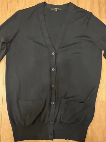 매킨토시 런던 [ L ] 가디건 로고 버튼 오피카지 체형 커버