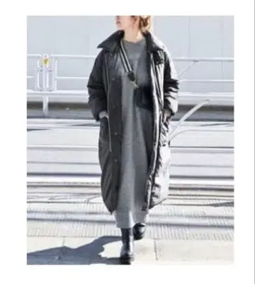 simplicite 롱 스텐 칼라 다운 코트