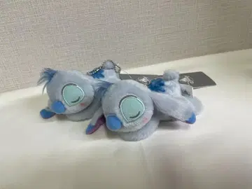 디즈니 스토어 스티치 플러시 키체인 2개 세트