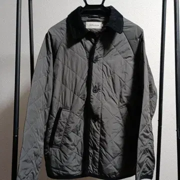 준 클럽 그레이 퀼팅 자켓 M