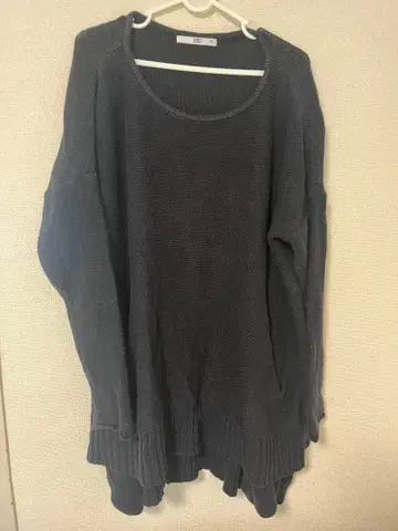 오버 사이즈 롱 기장 블랙