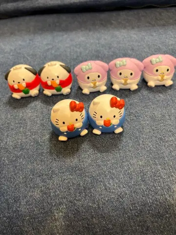 헬로키티 마이멜로디 포차코 7체 세트