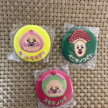 코비토즈칸 자수 캔 배지 3개 세트