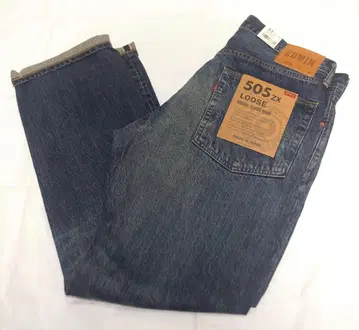 EDWIN 505ZX LOOSE W33 루즈 스트레이트 일본제 인심 81