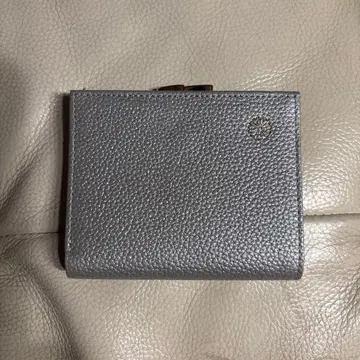 황궁 가마구치 지갑 실버