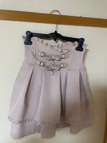 LIZLISA 리즈리사 2 벨트 치마바지 핑크