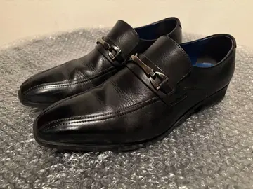 유미젠느 by 카츠라 유미 천연 가죽 비트 스월 슬립온 비즈니스 슈즈