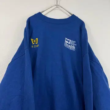 파란색 트레이닝복 버터플라이 자수