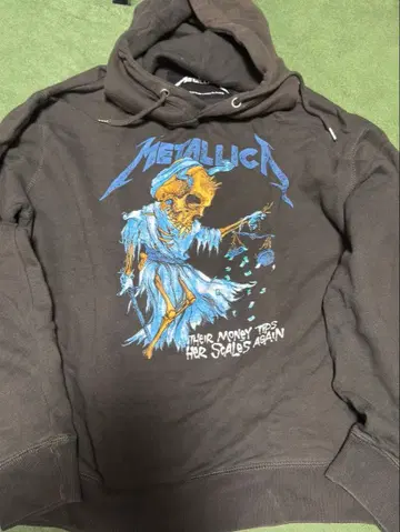 METALLICA 그래픽 후드티 M 사이즈