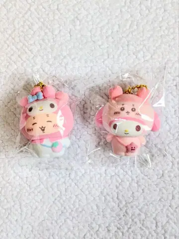 치이카와 x 산리오 시크릿 플로키 마스코트 참 (헌책방/마이멜로디)