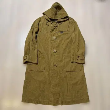 Papas 후드 부착 코트 올리브