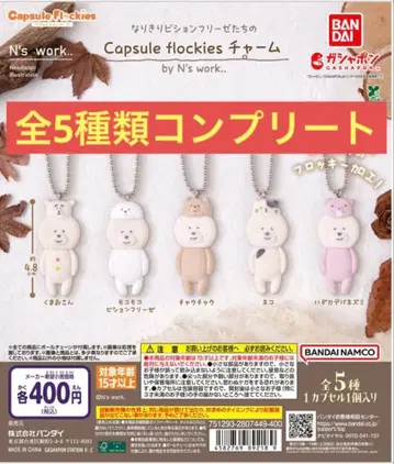 캡슐 플로키즈 참 전 5종 컴플리트 비숑 프리제