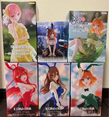 새상품 5등분의 신부 피규어 6체 세트