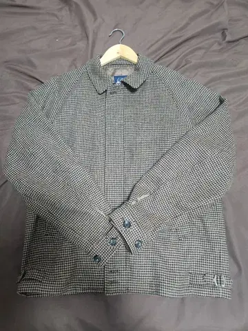 BEAMSF 하운드 투스 숏 블루종