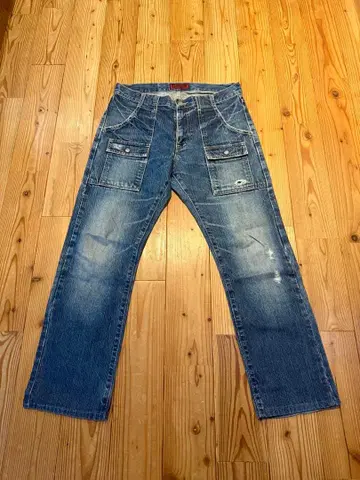 젬블 블루 데님 팬츠