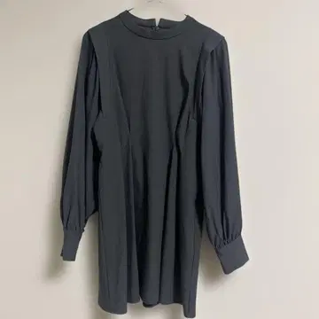 MURUA 볼륨 슬리브 미니 원피스 (그레이)